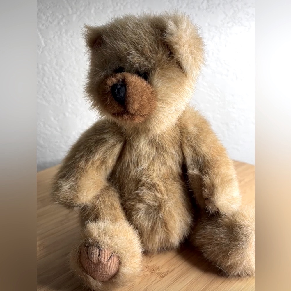Vintage Ty Cody Bear 1993 Jointed Plush Teddy Brown Pre Beanie Baby Style 6030
